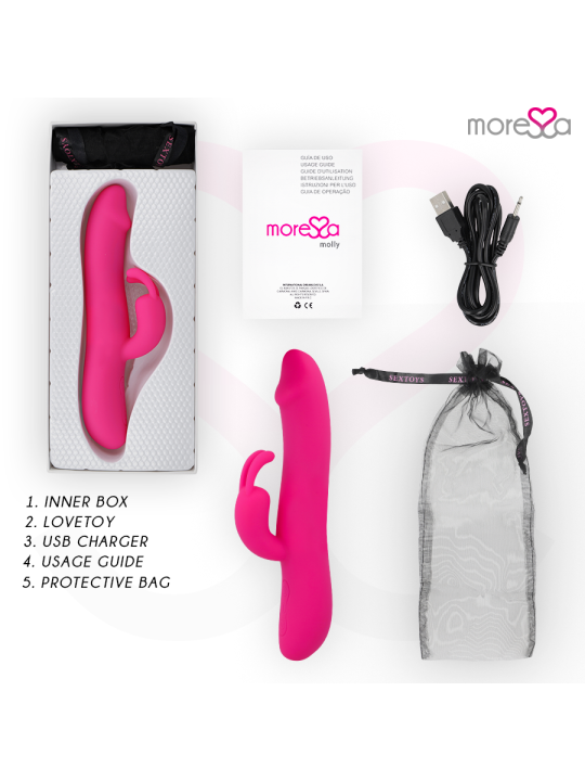 MORESSA - MOLLY RECHARGEABLE EN SILICONE PREMIUM