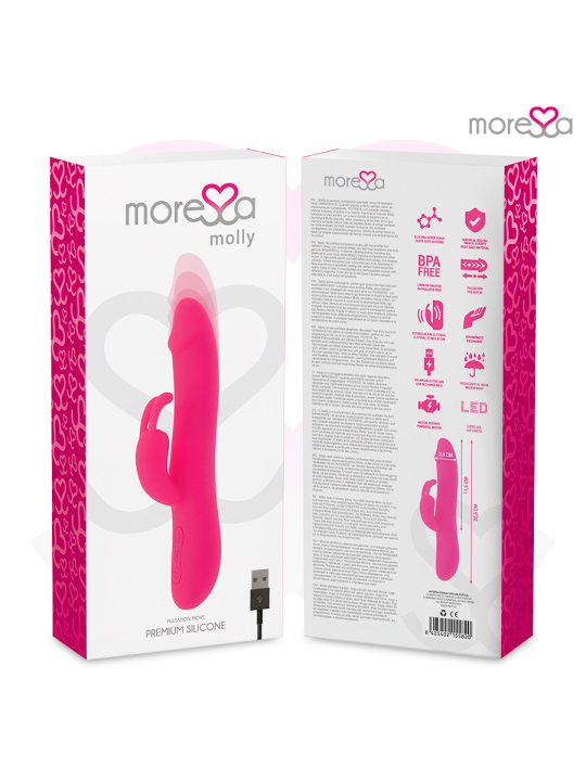 MORESSA - MOLLY IMPULSOR UP&DOWN Y POTENTE VIBRACIÓN PREMIUM SILICONE 