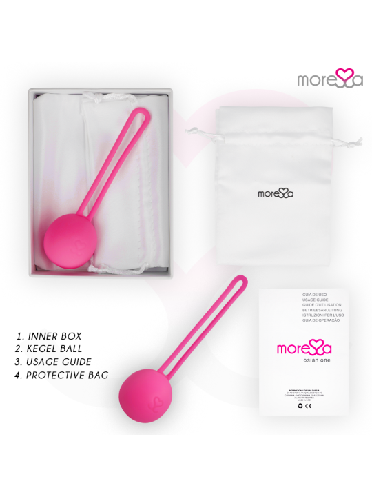 MORESSA - OSIAN ONE ENTRENAMIENTO SUELO PELVICO 51gr PREMIUM SILICONA 