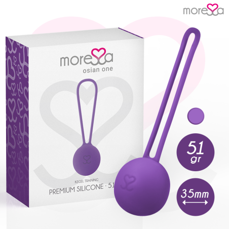 MORESSA - OSIAN ONE BEKKENBODEMTRAINING 51gr PREMIUM SILICONEN LILA