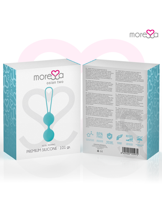 MORESSA - OSIAN DUE SILICONE PREMIUM TURCHESE