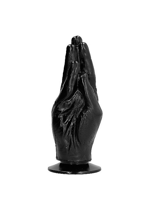 ALL BLACK - DILDO VUISTING 21 CM