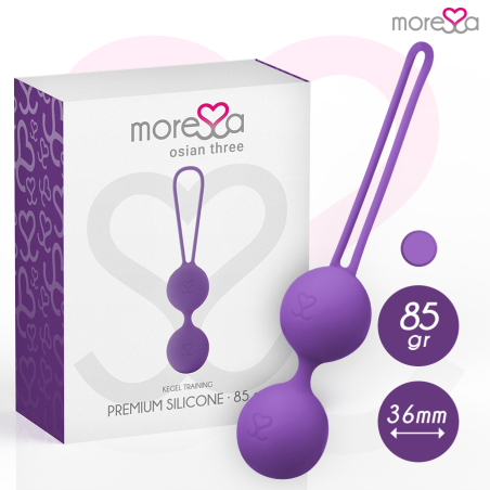MORESSA - OSIAN THREE ENTRENAMIENTO SUELO PELVICO 85 gr PREMIUM SILICO