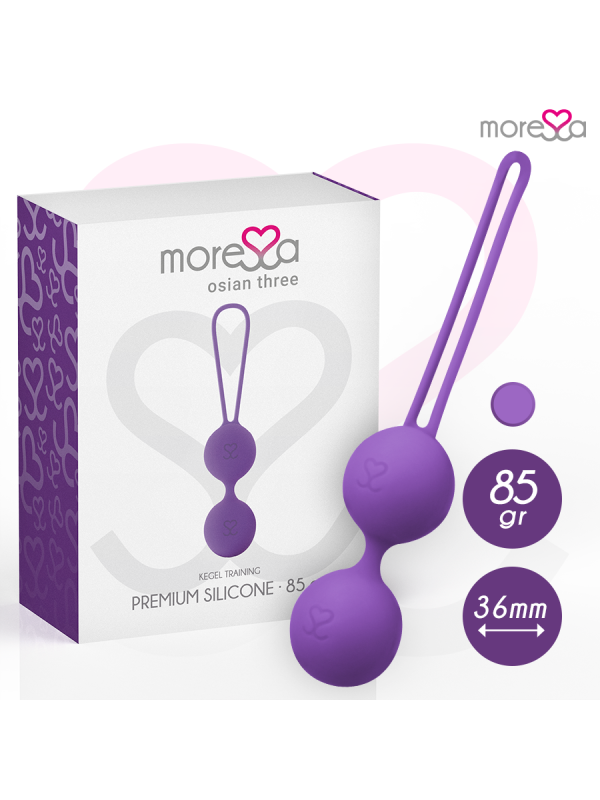 MORESSA - OSIAN THREE ENTRENAMIENTO SUELO PELVICO 85 gr PREMIUM SILICO