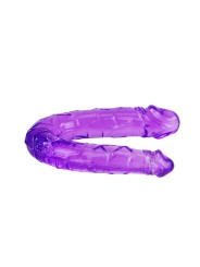 BAILE - DOPPIO DILDO IN JELLY FLESSIBILE LILLA