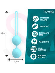 MORESSA - OSIAN TRÊS SILICONE TURQUESA PREMIUM