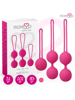 MORESSA - OSIAN SET PREMIUM SILIKON ROSA (Osian One - 51 g | Osian Two