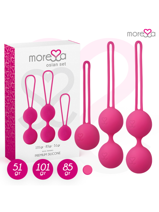 MORESSA - OSIAN SET PREMIUM SILIKON ROSA (Osian One - 51 g | Osian Two