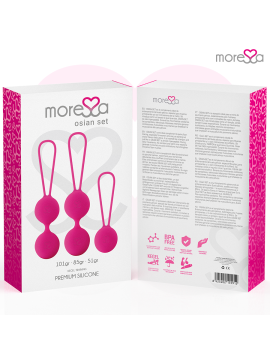 MORESSA - OSIAN SET PREMIUM SILIKON ROSA (Osian One - 51 g | Osian Two