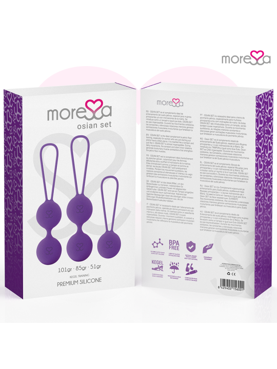 MORESSA - OSIAN SET PREMIUM SILICONE LILAS