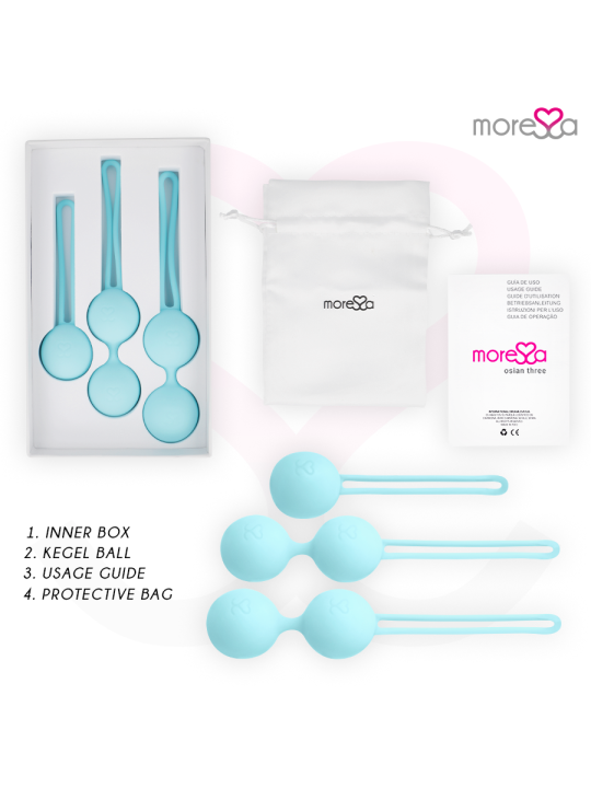 MORESSA - OSIAN SET PREMIUM TURQUOISE SILICONE