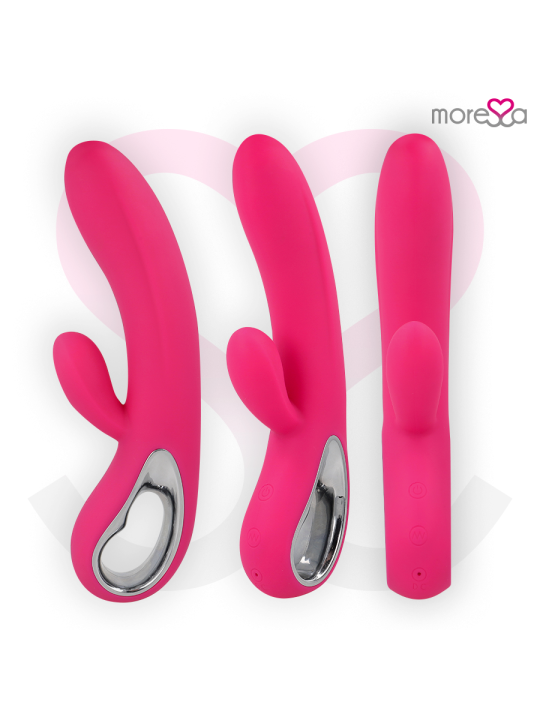 MORESSA - TROY MASAJEADOR PUNTO G Y CLITORIS PREMIUM SILICONE RECARGAB