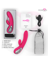 MORESSA - TROY MASAJEADOR PUNTO G Y CLITORIS PREMIUM SILICONE RECARGAB