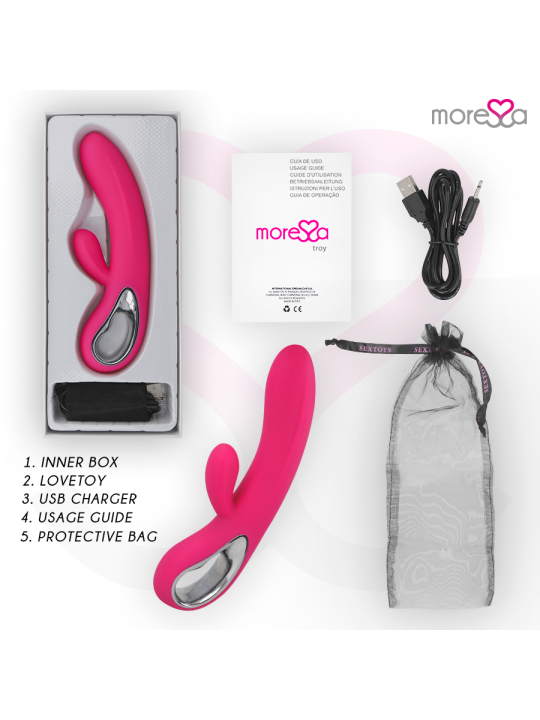MORESSA - TROY PREMIUM SILICONE RECARREGVEL