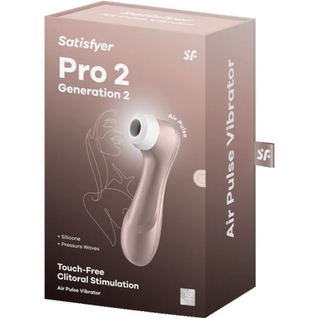 SATISFYER - PRO 2 NIEUWE GENERATIE 2 LUCHTPULSVIBRATOR