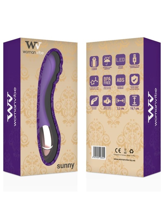 WOMANVIBE - SUNNY SILICONE RECHARGEABLE VIBRATOR
