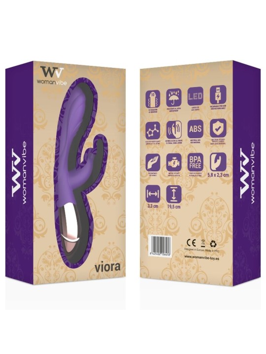 WOMANVIBE - VIORA SILICONE RECHARGEABLE VIBRATOR