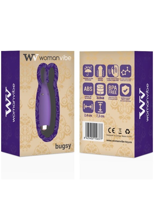 WOMANVIBE - BUGSY SILICONE STIMULATOR