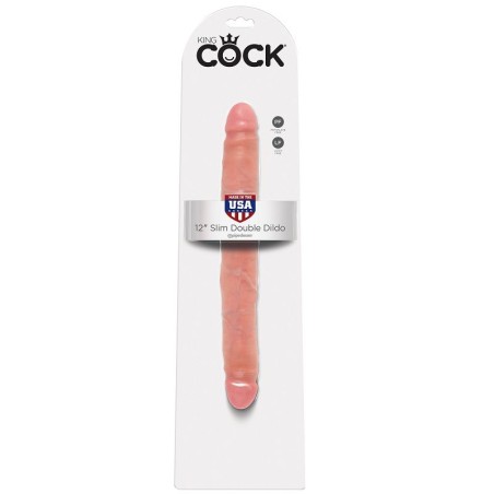 KING COCK - 30 CM NATUURLIJKE DUBBELE DILDO