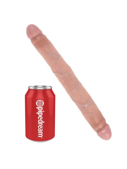 KING COCK - SCHLANKER DOPPELDILDO 30 CM