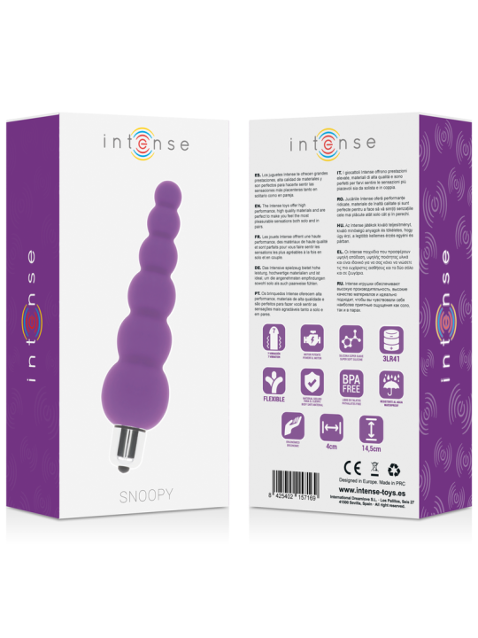 INTENSE - SNOOPY 7 VITESSES SILICONE LILAS
