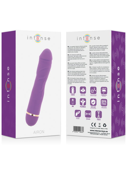 INTENSE - AIRON 20 SNELHEDEN SILICONEN LILA