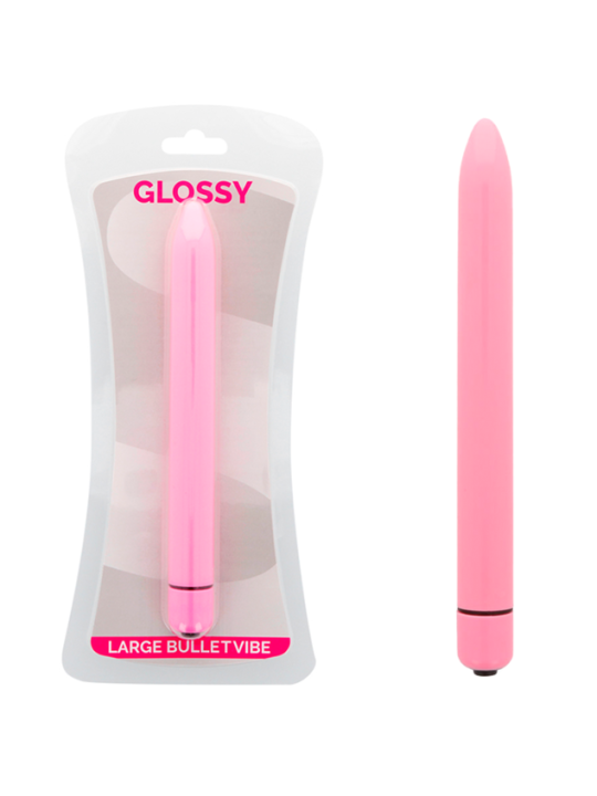 GLOSSY SLIM - VIBRATEUR ROSE