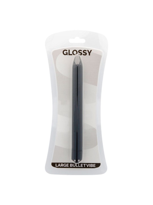 GLOSSY - VIBRATEUR SLIM NOIR