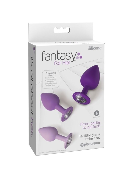 FANTASY FOR HER - VIOLET ANAL PLUG SET 3