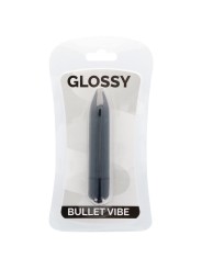 GLOSSY - THIN VIBRADOR NEGRO