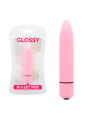 GLOSSY - DUNNE VIBRATOR FEL ROZE