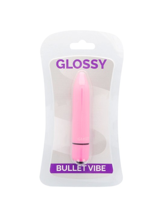 GLOSSY - DUNNE VIBRATOR FEL ROZE
