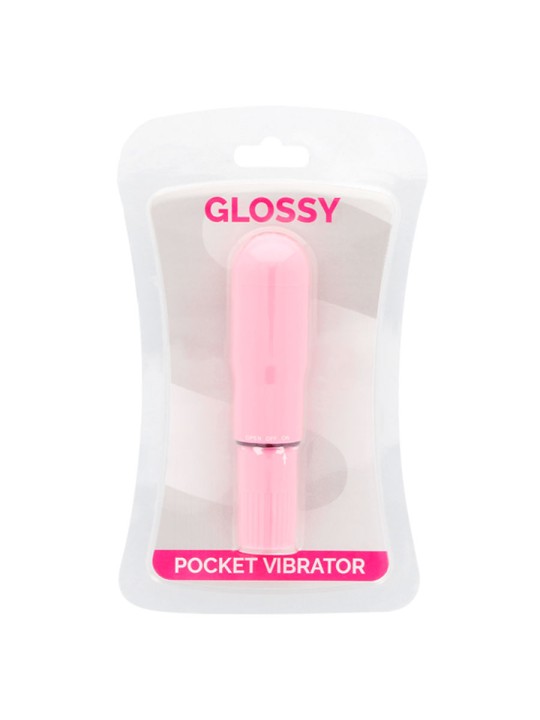 GLOSSY - POCKET VIBRADOR ROSA