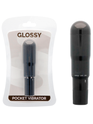 GLOSSY - POCKET VIBRATOR BLACK