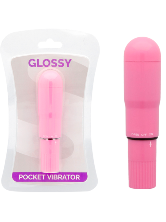 GLOSSY - TASCHENVIBRATOR DEEP ROSE