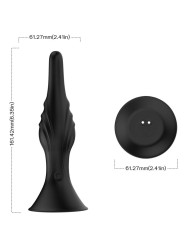 ARMONY - VIBRADOR E PLUG ANAL CONTROLE REMOTO PRETO