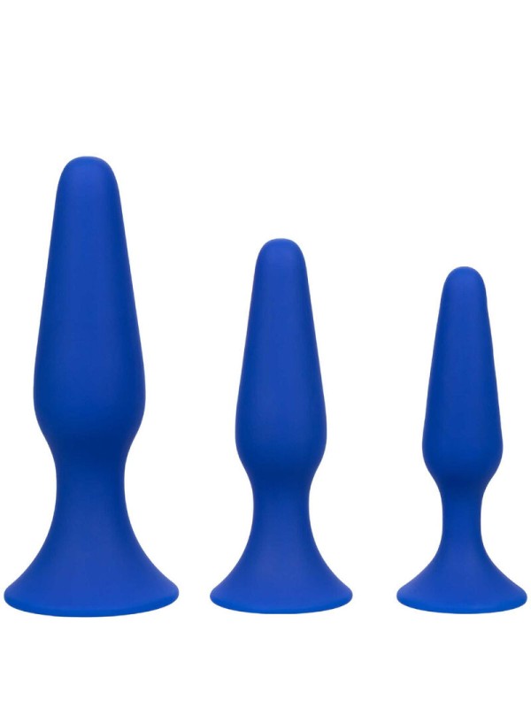 CALEXOTICS - ADMIRAL KIT 3 ANALPLUG BLAU