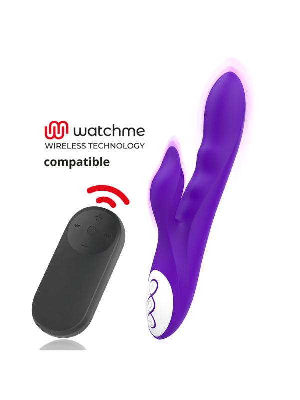 GALATEA - GALO PURPLE VIBRATOR + WATCHME REMOTE CONTROL