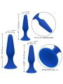 CALEXOTICS - ADMIRAL KIT 3 PLUG ANAL AZUL