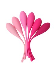 LESLIE - SET PER ALLENAMENTO MUSCOLI PELVICI KEGEL FIT 6 PEZZI