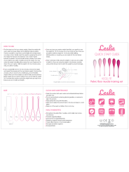 LESLIE - KEGEL FIT ENTREGADOR SUELO PELVICO 6 PESOS