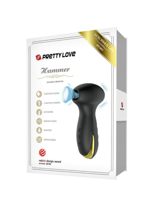 PRETTY LOVE - SMART HAMMER VIBRAÇÃO E SUCÇÃO