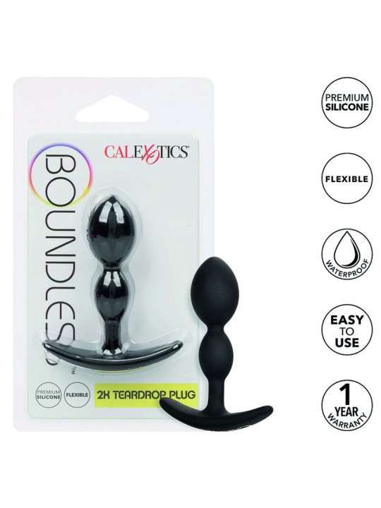 CALEXOTICS - BOUNDLESS PLUG ANAL LGRIMA 2X