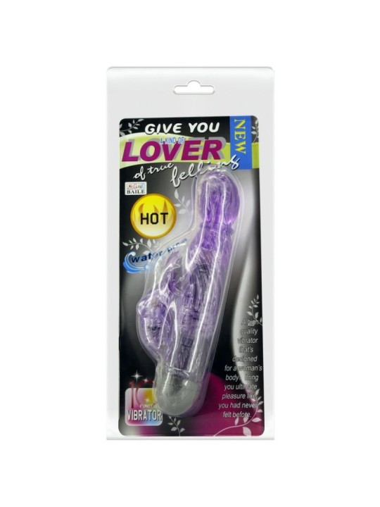 BAILE - REGALATI UN TIPO DI VIBRATORE AMANTE CON CONIGLIO LILLA 10 MOD