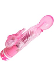 BAILE - VIBRATEUR MULTIVITESSES AVEC STIMULATEUR ROSE