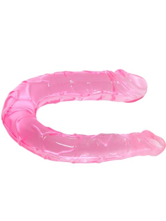 BAILE - DOUBLE DONG DILDO DOBLE ROSA