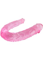 BAILE - DOUBLE DONG DILDO DOBLE ROSA