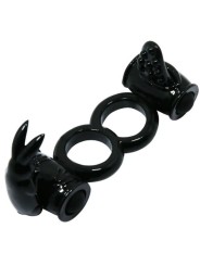 BAILE - SWEET RING DOUBLE ANNEAU AVEC DOUBLE LAPIN