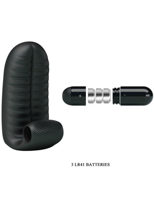 PRETTY LOVE - ABBOTT DEDAL ESTIMULADOR NEGRO
