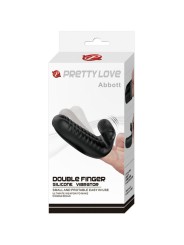 PRETTY LOVE - ABBOTT ZWARTE STIMULERENDE VINGERHOED